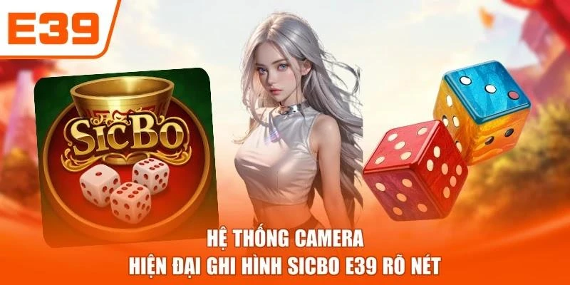 Hệ thống camera hiện đại ghi hình Sicbo E39 rõ nét
